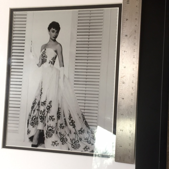 Audrey Hepburn as Sabrina Framed Photograph Black & White Iconic Dress Wall Art - Picture 5 of 14